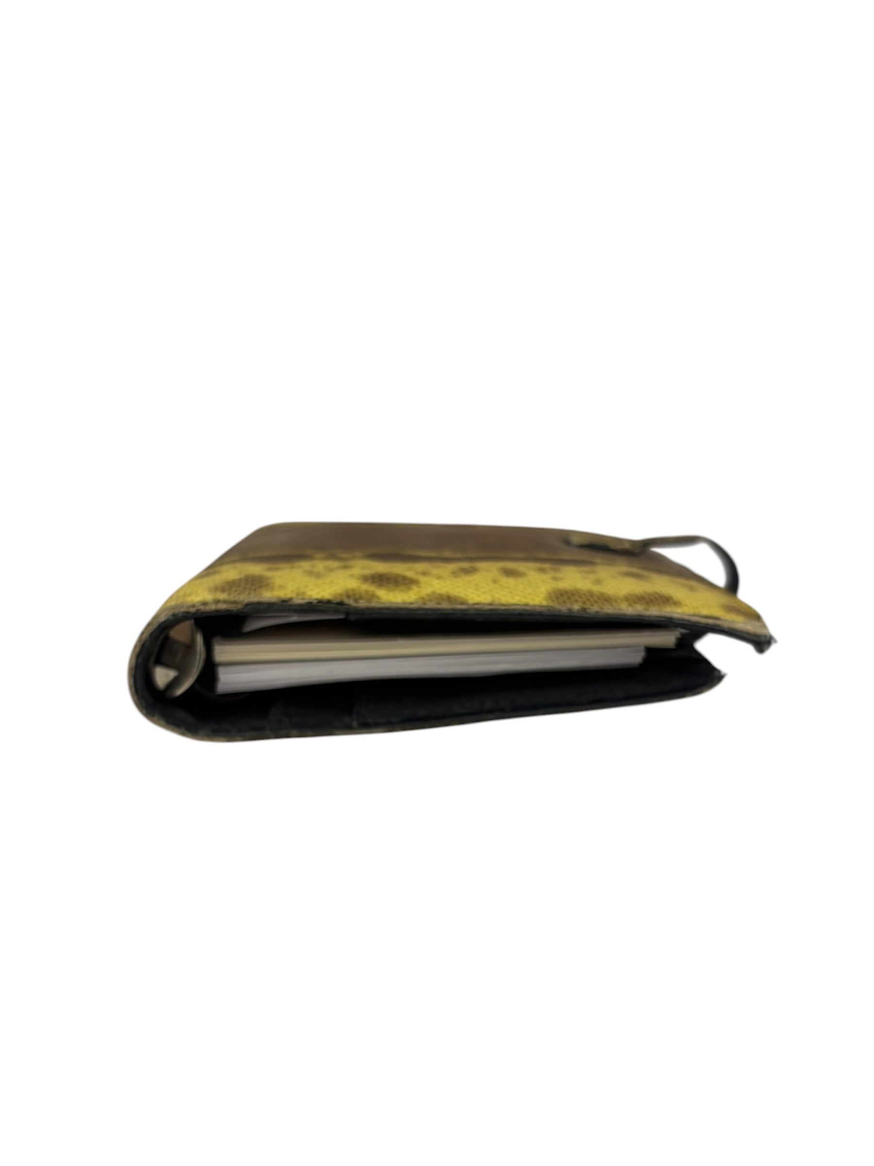 Gucci Yellow/Brown Snakeskin Agenda Cover