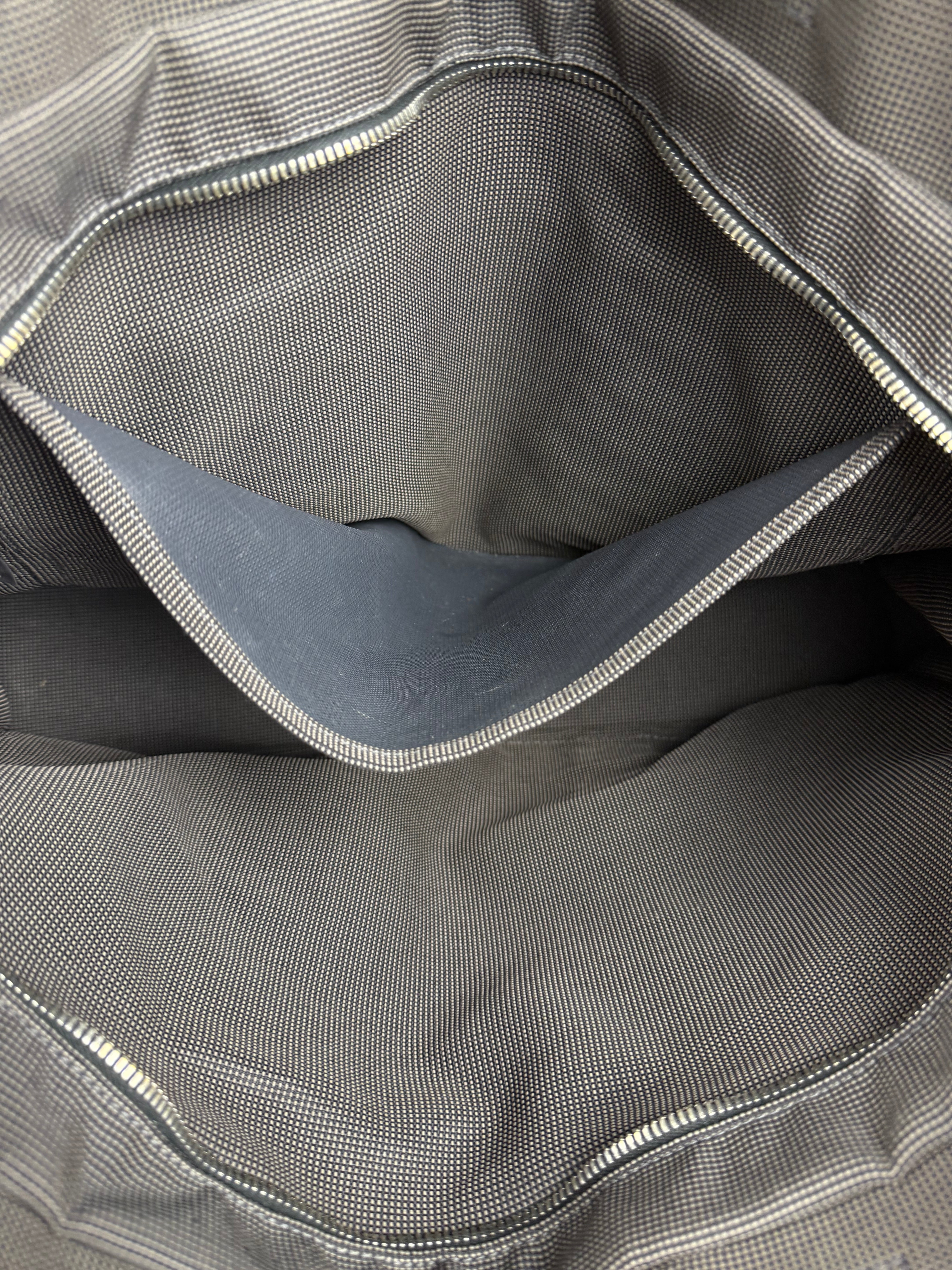 Hermes Herline Canvas Tote Grey