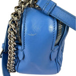 Miu Miu Blue Matelassè Leather Crossbody Bag