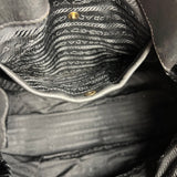 Prada Black Leather Vitello Daino Handbag