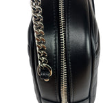 Yves Saint Laurent Black Leather Mini Lou Camera Bag