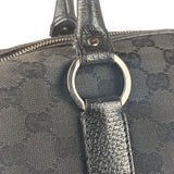Gucci Black GG Canvas Monogram Hand Bag
