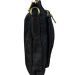 Prada Black Tessuto Nylon Leather Trim Crossbody Shoulder Bag