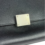 Celine Black Leather/Suede Trapeze Medium Handbag