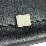 Celine Black Leather/Suede Trapeze Medium Handbag