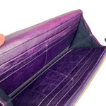 Balenciaga Purple Moto Flap Wallet