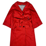 Gucci Vintage Red Trench Coat