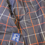 Burberry Vintage Red/Navy Check Mid Length Coat