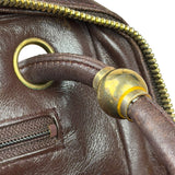 Chanel Burgundy Leather V Stitch Shoulder Bag 1990's