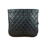 Chanel Black Quilted Leather Uniform Chain Crossbody 2018