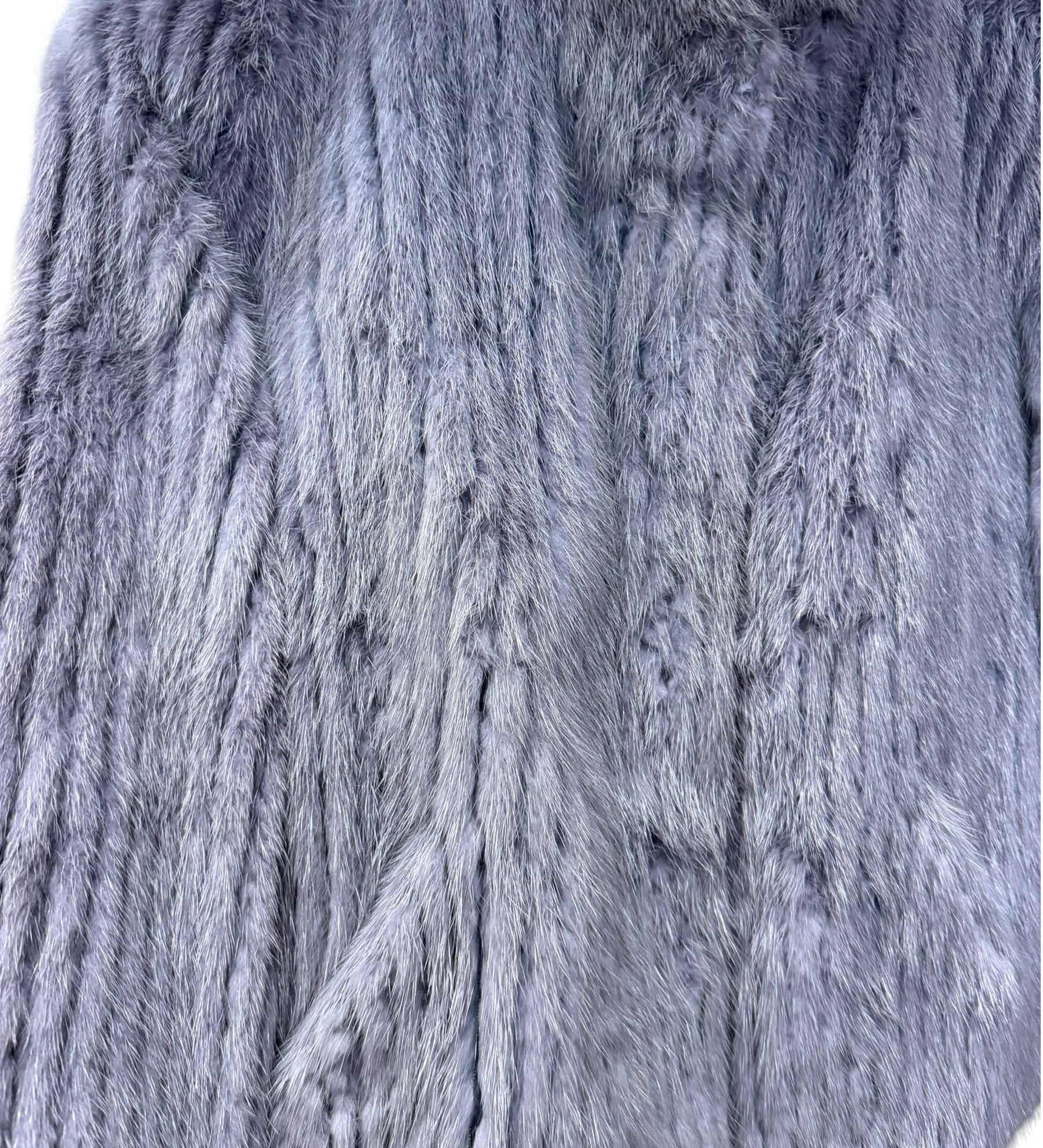 Vintage Moonbat Light Violet Mink Fur Coat