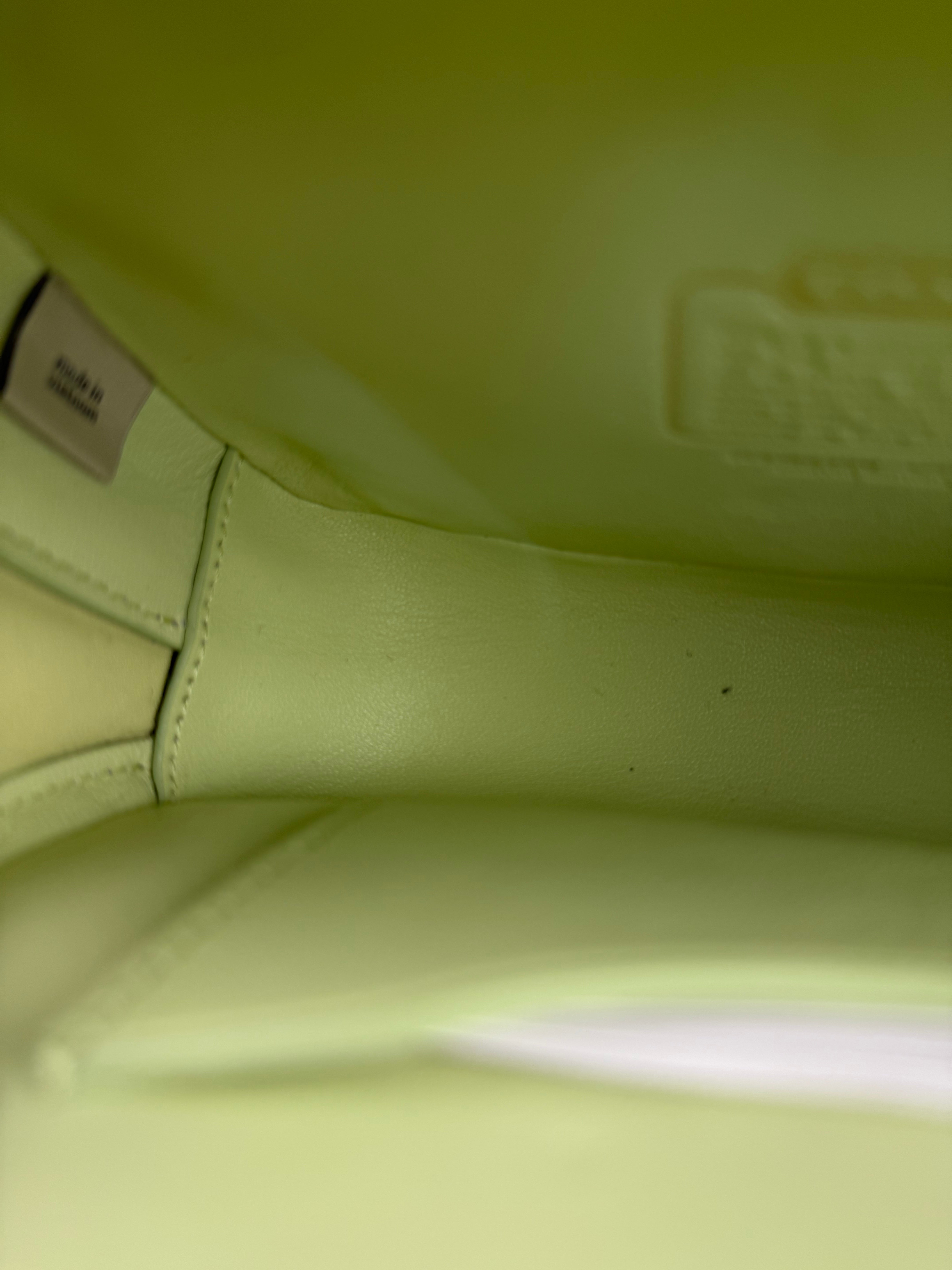 Coach Lime Nappa Leather Top Handle Bag