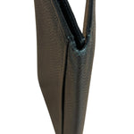 Bvlgari Black Grained Leather Bifold Card Holder
