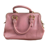 Miu Miu Pink Leather Two-Way Bag