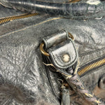Balenciaga Vintage Dark Blue Leather Classic City Bag
