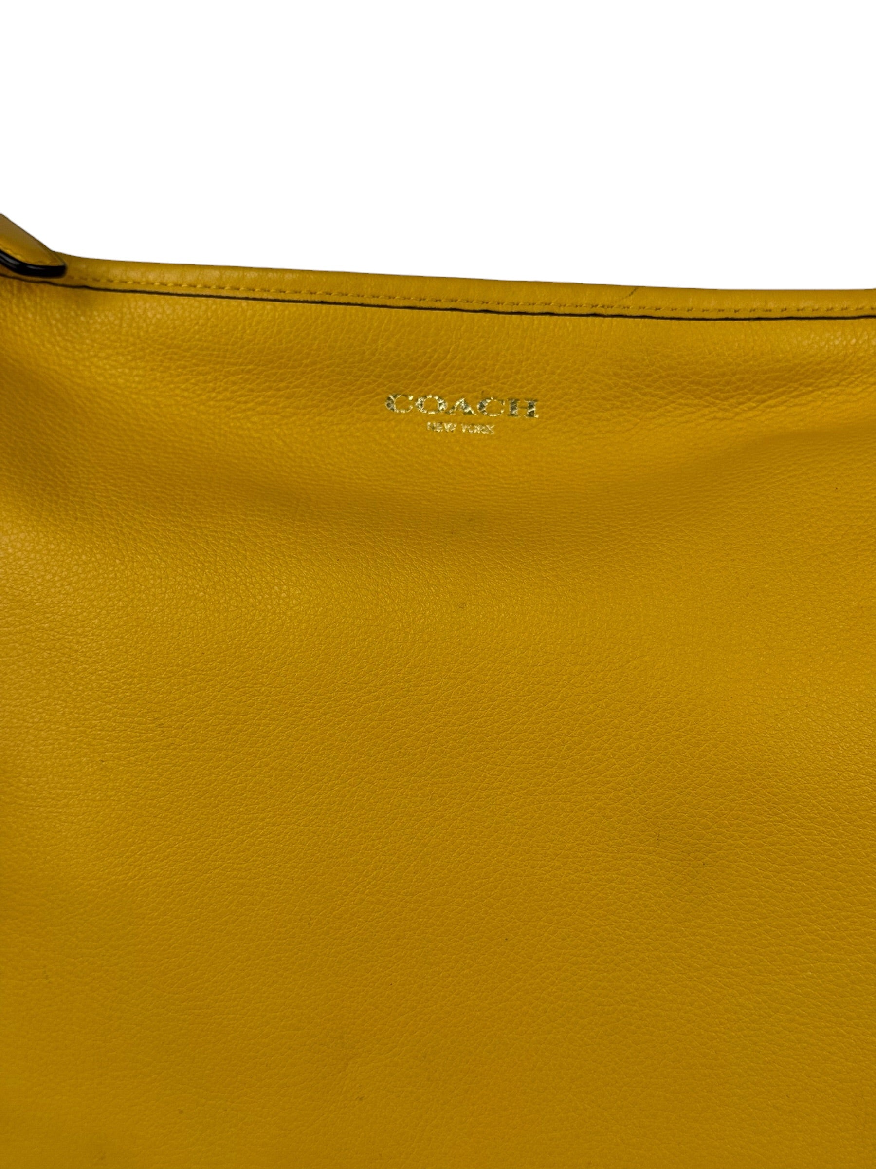 Coach Leather Legacy Sunflower Shoulder Bag