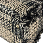 Christian Dior Black/White Tweed Lady Dior Two-Way Bag