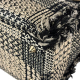 Christian Dior Black/White Tweed Lady Dior Two-Way Bag