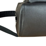 Coach Black Crossgrain Leather Wade Backpack