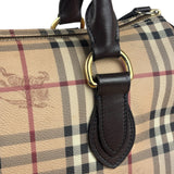 Burberry Vintage House Check Haymarkett Chester Bowling Handbag
