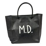 Balenciaga Black Leather Small Shopping Two-Way Tote
