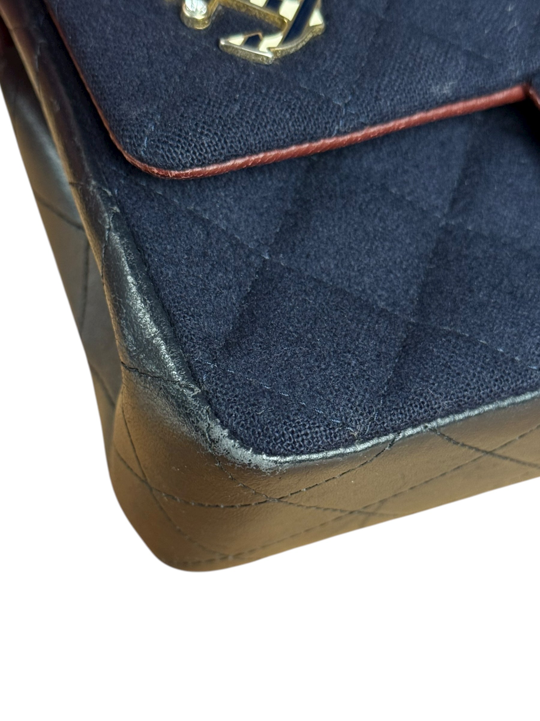 Chanel Quilted Navy Paris Hamburg Collection 2018