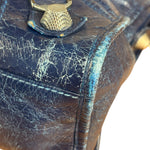 Balenciaga Navy Blue Giant Hardware City Bag