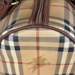 Burberry Vintage Haymarkert House Mini Boston Handbag