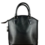 Louis Vuittonn Black Epi Lockit Handbag