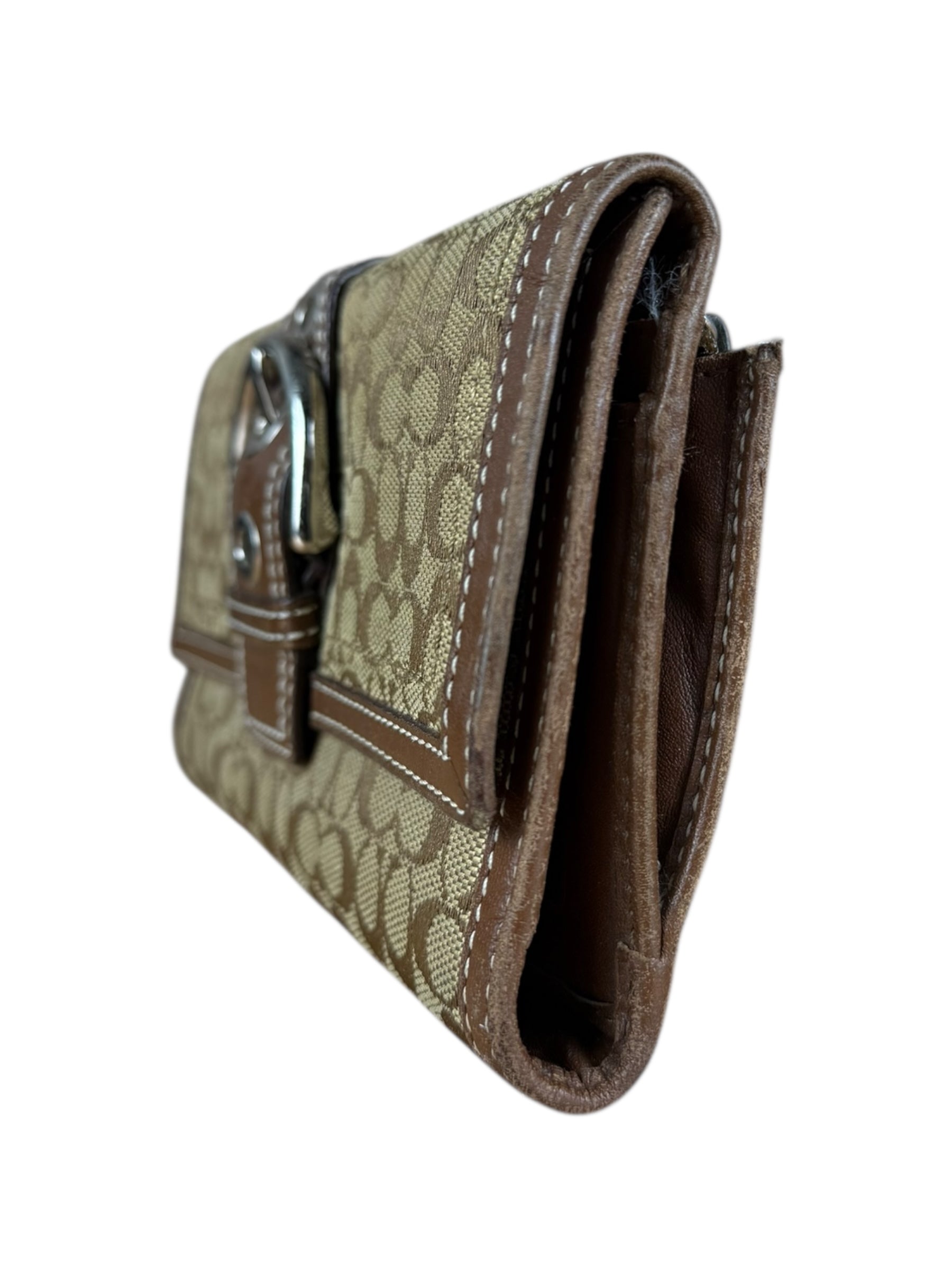 Coach Vintage Signature C Long Wallet Brown
