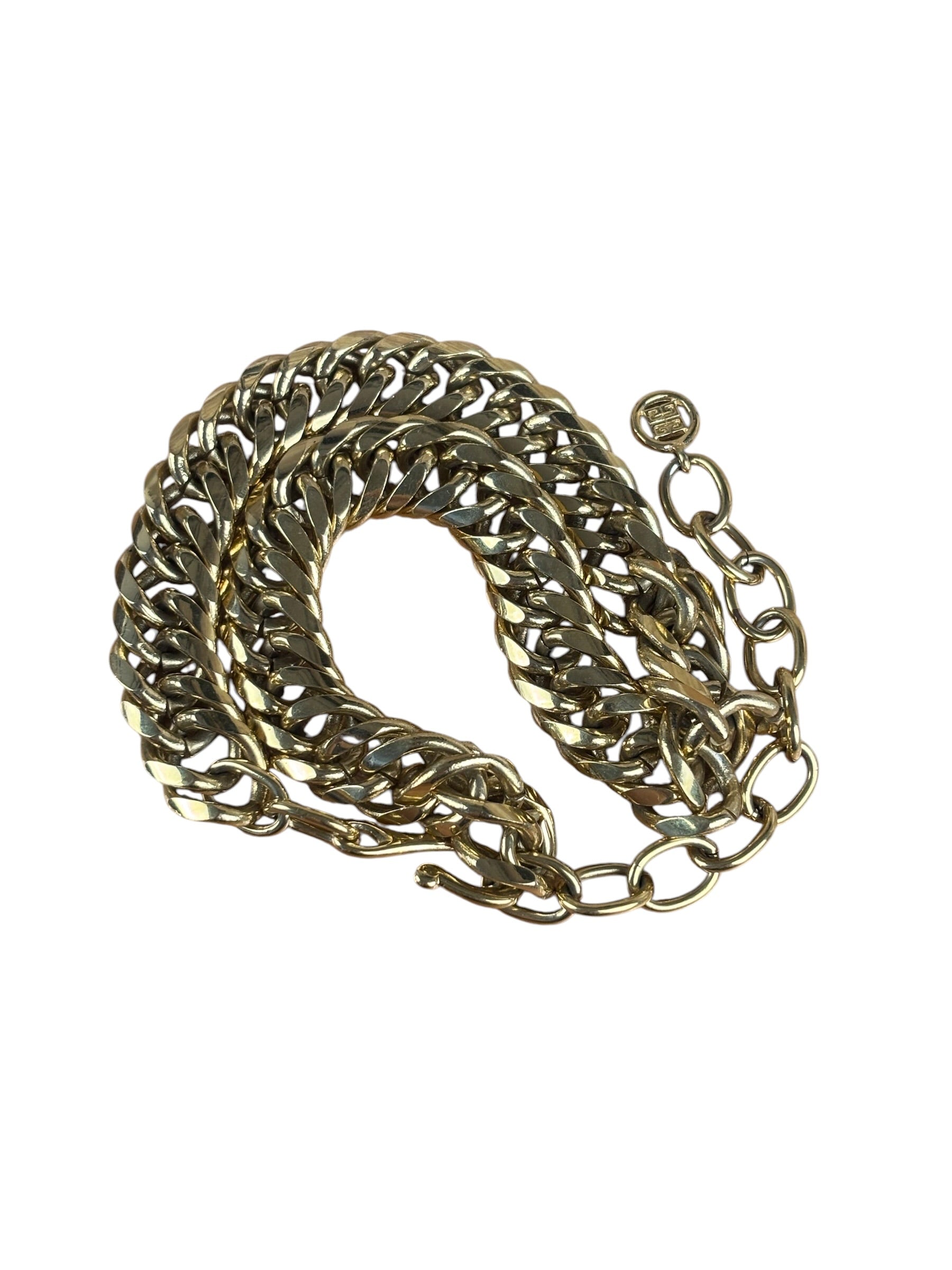 Givenchy Gold Plated Cuban Necklace
