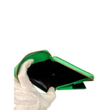 Comme Des Garcons Green Zip Around Wallet