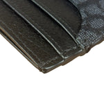 Christian Dior Black/Grey Oblique Jacquard Card Holder