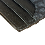 Christian Dior Black/Grey Oblique Jacquard Card Holder