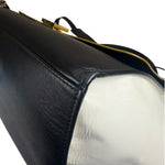 Celine Colorblock Leather/Suede Trapeze Two-Way Bag