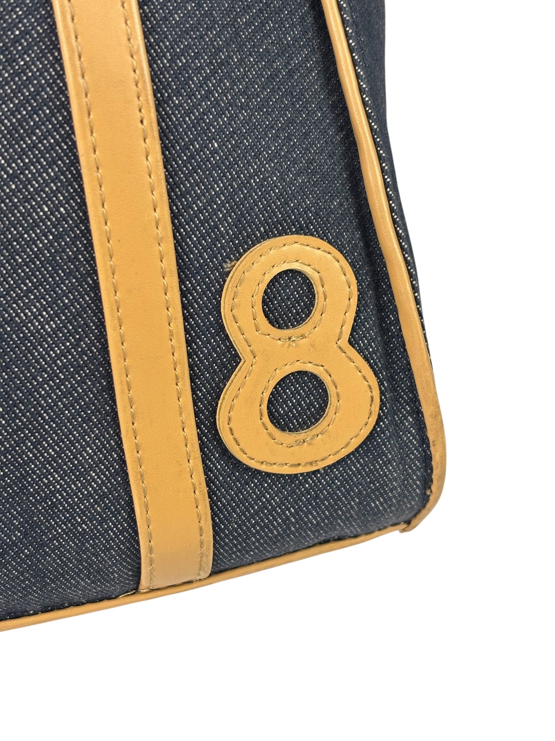Christian Dior Beauty Parfums Denim/Leather Tote