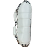 Gucci White Puffer Leather Horsebit Shoulder Bag