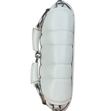 Gucci White Puffer Leather Horsebit Shoulder Bag