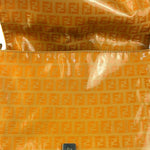 Fendi Orange Vinyl Mamma Baguette