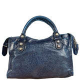 Balenciaga Navy Blue Giant Hardware City Bag