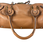 Chloe Vintage Tan Leather Paddington Shoulder Bag