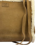 UGG x Telfar Brown Suede Medium Chestnut Shopper Tote
