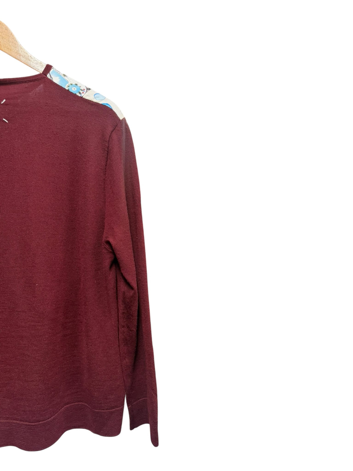 Maison Margiela Paris Fall 2020 'Swimming Pools' Silk Wool Sweater