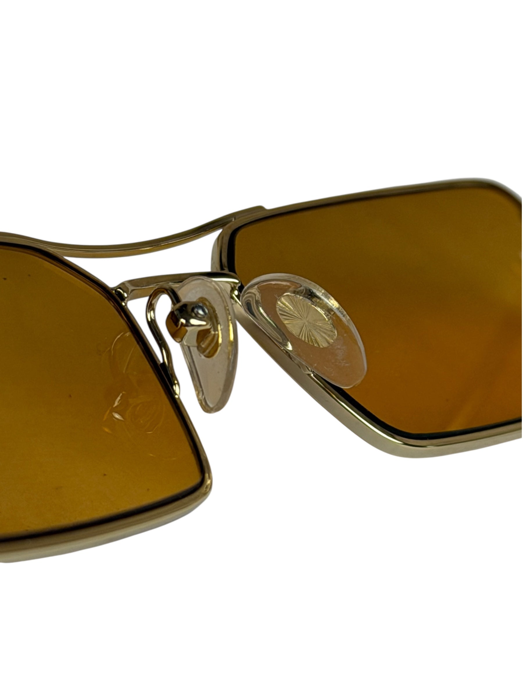 Vogue x Gigi Hadid Gold- Rectangular Sunglasses