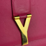 Saint Laurent Pink Leather Y Ligne Clutch