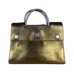 Christian Dior Diorever Gold Leather 2Way Handbag