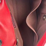 Chanel Red Quilted Leather Boy Flap Bag 2014