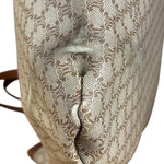 Celine Vintage Coated Canvas Macadam Shoulder Tote