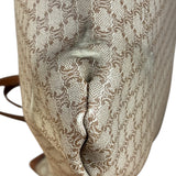 Celine Vintage Coated Canvas Macadam Shoulder Tote