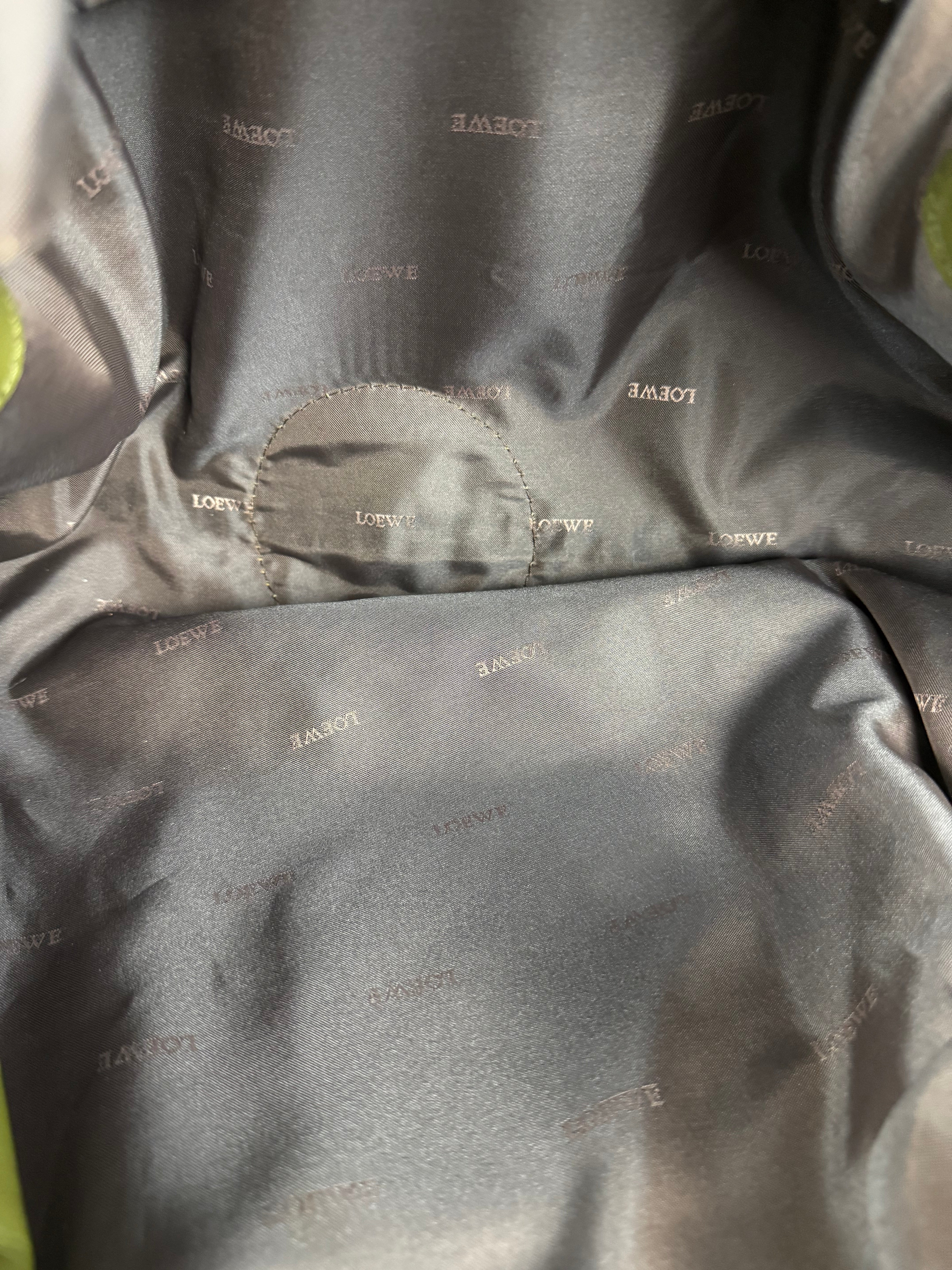 Loewe Vintage Nappa Aire Brown Patent Handbag